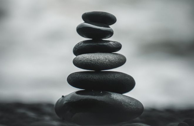 stacked stones